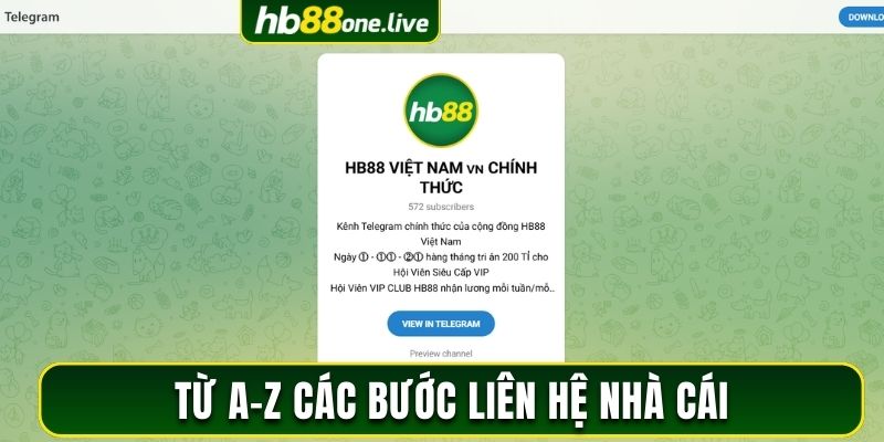 Từ A-Z các bước liên hệ nhà cái